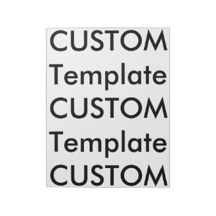 Benutzerdefiniert für jedes Notebook 40 Seiten 8.5 Notizblock