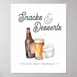 Benutzerdefiniert für Leah_ Snacks und Desserts Sc Poster