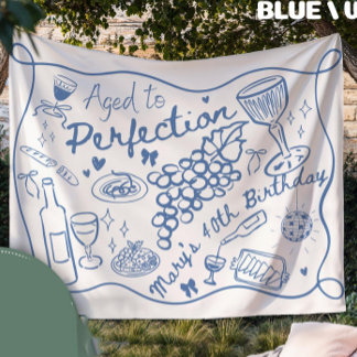 Benutzerdefiniert gealtert bis zur Perfektion Hint Wandteppich
