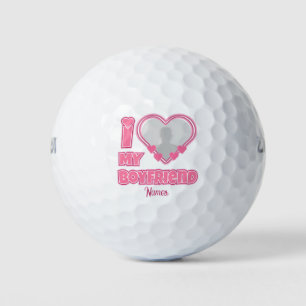 Benutzerdefiniert I Liebe Mein Freund - Foto und N Golfball