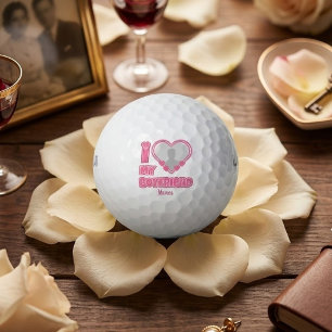 Benutzerdefiniert I Liebe Mein Freund - Foto und N Golfball