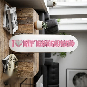 Benutzerdefiniert I Liebe Mein Freund - Foto und N Skateboard