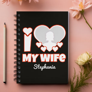 Benutzerdefiniert I Liebe Meine Ehefrau - Name und Planer