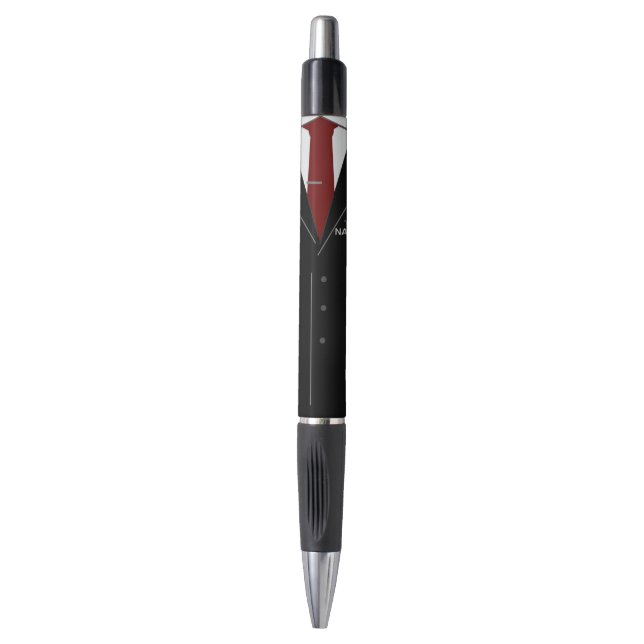 Benutzerdefiniert Ihren Namen Pen Business Black A Kugelschreiber (Vorderseite Vertikal)