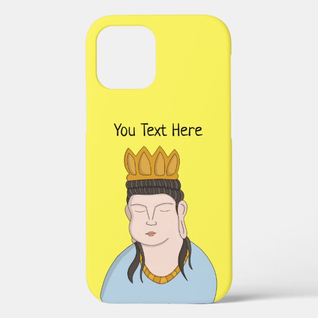 Benutzerdefiniert Ihren Text Buddha Case-Mate iPhone Hülle (Rückseite)