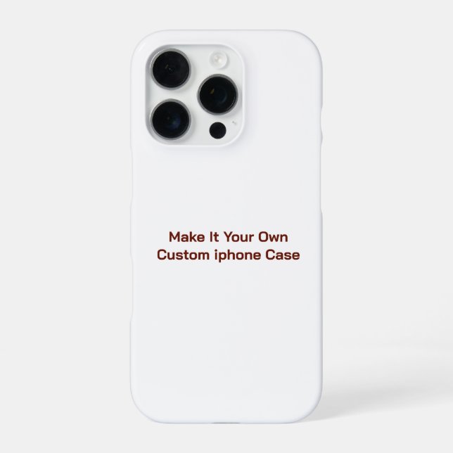 Benutzerdefiniert  iPhone 16 pro hülle (Rückseite)