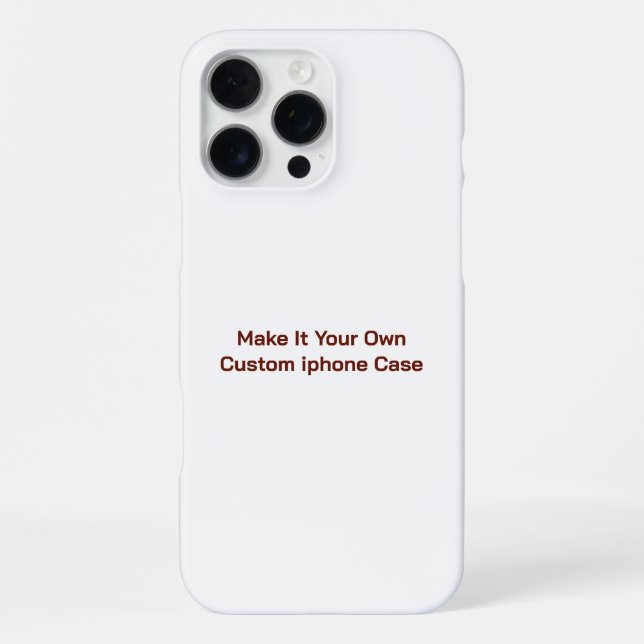 Benutzerdefiniert  iPhone 16 pro max hülle (Rückseite)
