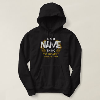 Benutzerdefiniert ist es ein Name, den man nicht v Hoodie