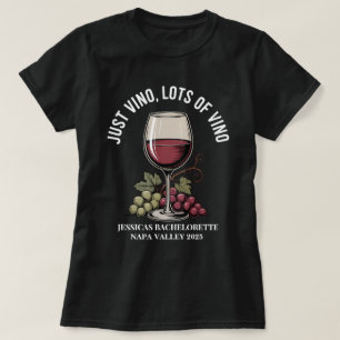 Benutzerdefiniert Just Vino Napa Brautjungfer Jung T-Shirt
