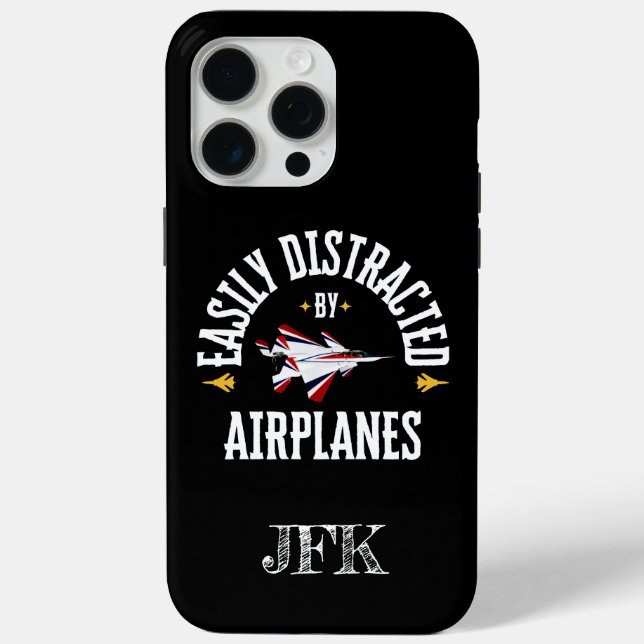 Benutzerdefiniert, leicht von Flugzeugen abgelenkt Case-Mate iPhone Hülle (Rückseite)