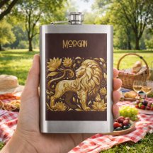 Benutzerdefiniert Majestätischer Goldener Löwe