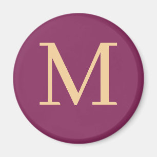 Benutzerdefiniert mit Monogramm Magnet
