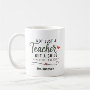 Benutzerdefiniert Nicht Nur Ein Lehrer Führer Ment Kaffeetasse