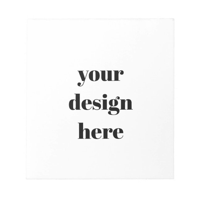 Benutzerdefiniert Notizblock (Vorderseite)