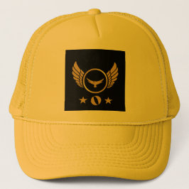 Benutzerdefiniert O Anfangsbuchstabe, gelb Farbe g Truckerkappe