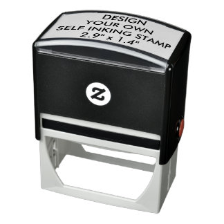 Benutzerdefiniert Personalisiert 2,9" x 1,4" Brief Permastempel