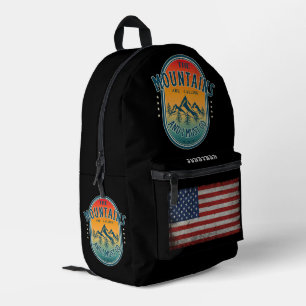 BENUTZERDEFINIERT PERSONALISIERT MOUNTAINEER CAMPI BEDRUCKTER RUCKSACK