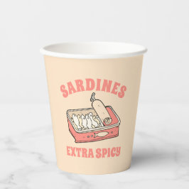 Benutzerdefiniert Portugal Lover Sardines Light Pi Pappbecher
