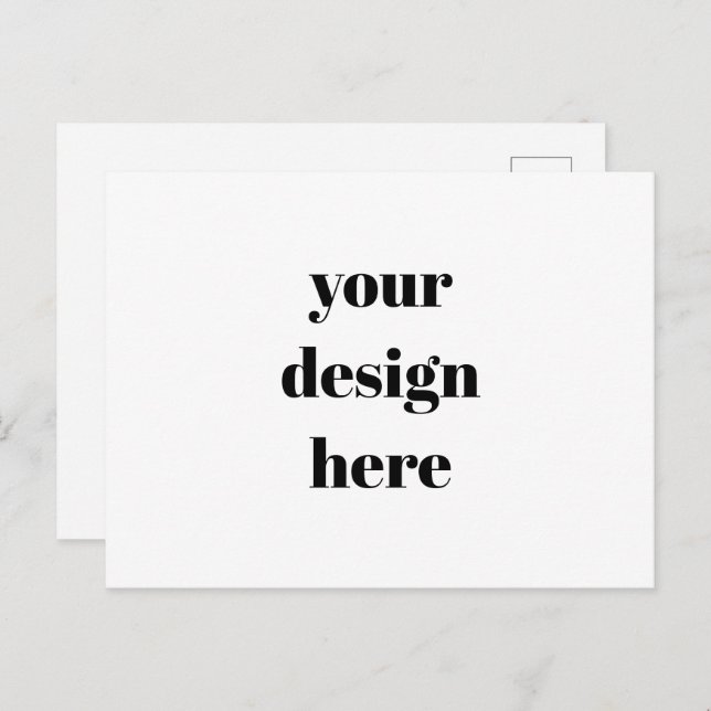 Benutzerdefiniert Postkarte (Vorne/Hinten)