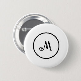 Benutzerdefiniert Schwarzweiß-Erstausgaben Button
