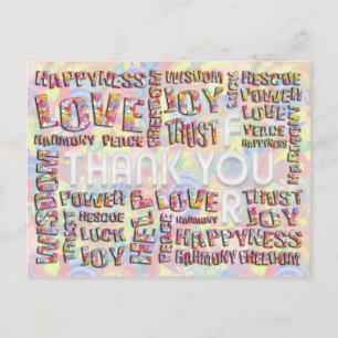 Benutzerdefiniert Text, Zeichen, Bild und Hintergr Postkarte