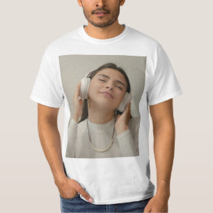Benutzerdefiniert Vollbild Foto Modern  T-Shirt