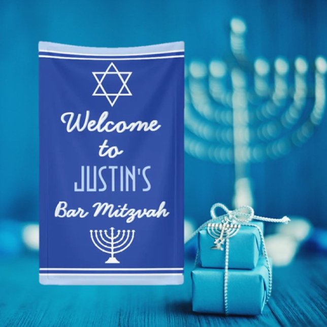 Benutzerdefiniert Willkommen bei Bar Mitzvah Banner (Von Creator hochgeladen)