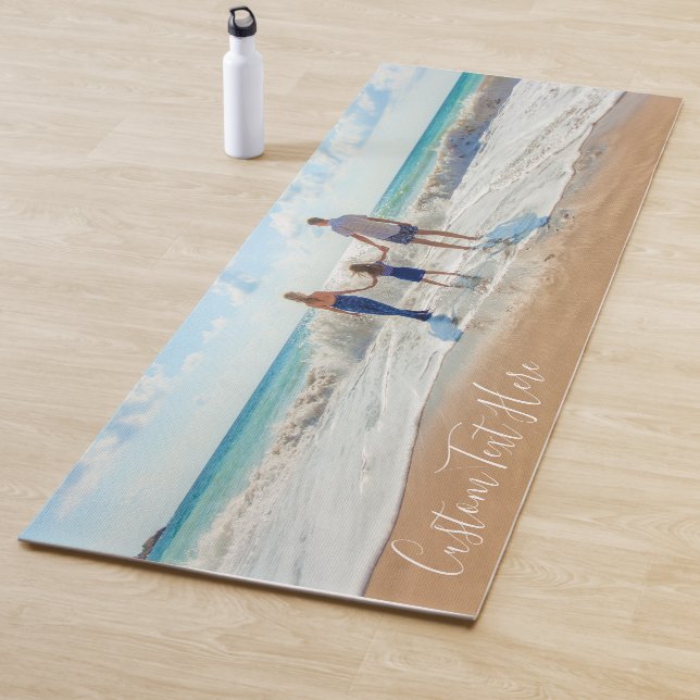 Benutzerdefiniert Yogmatte für Ihr Foto mit Person Yogamatte (Beispiel)