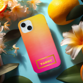 Benutzerdefiniert zwischen rosa und gelb samsung galaxy hülle