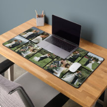 Benutzerdefinierte 10-Foto Collage Desk Mat