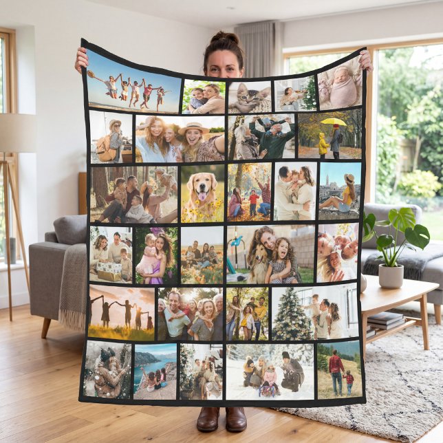 Benutzerdefinierte 28-Foto-Collage Fleecedecke (Von Creator hochgeladen)