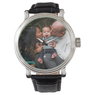 Benutzerdefinierte 2-Foto-Doppelseitige Personalis Armbanduhr