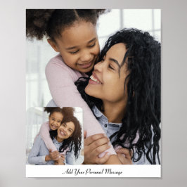 Benutzerdefinierte 2-Fotomaterial mit Personalisie Poster