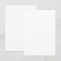 Benutzerdefinierte 3,5 x 5 Matte Flat Einladungen
