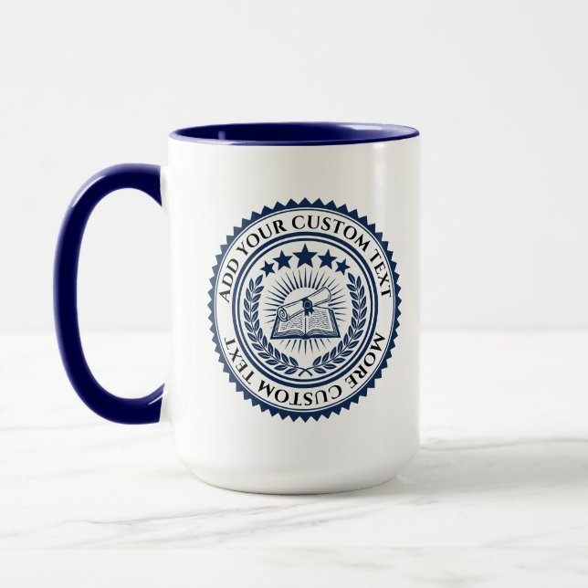 Benutzerdefinierte 3D-editierbare Farb- und Textze Tasse (Links)