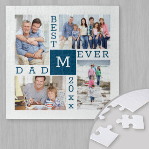 Benutzerdefinierte 4-Foto-Collage Bester Vater All
