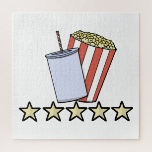 Benutzerdefinierte 5-Sterne-Filmkritik Popcorn-Get