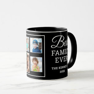 Benutzerdefinierte 7-Foto-Collage Beste Familie Al Tasse