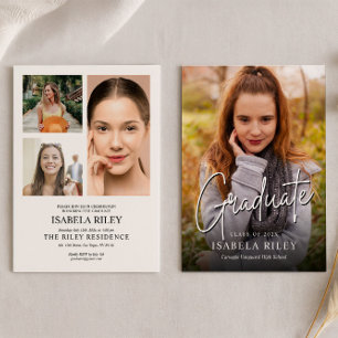 Benutzerdefinierte Abschluss-Einladung Einladung