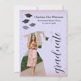 Benutzerdefinierte Abschluss Einladung und Ankündi