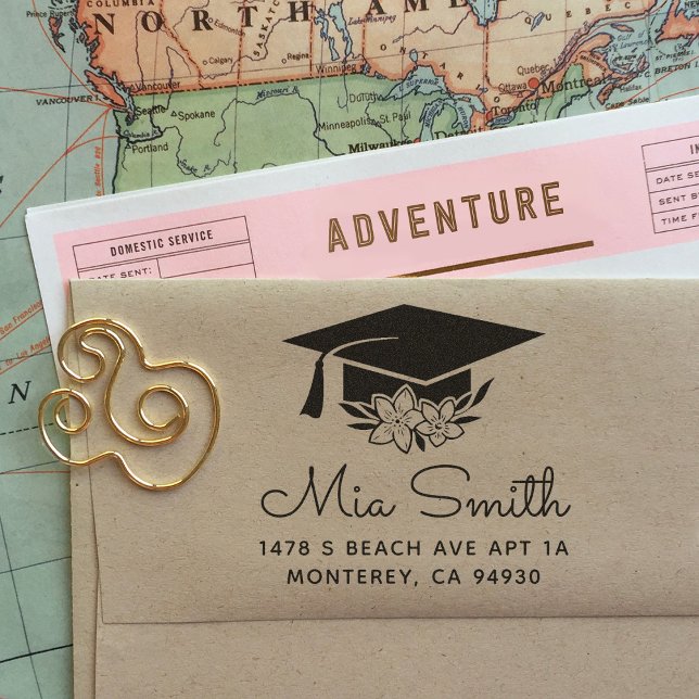 Benutzerdefinierte Abschluss-Rücksendeadresse Permastempel (Von Creator hochgeladen)