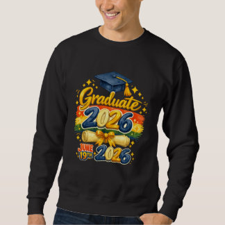 Benutzerdefinierte Abschlussklasse 2026 Familie Cr Sweatshirt