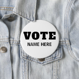 BENUTZERdefinierte ABSTIMMUNG WÄHLER KANDIDAT WAHL Button