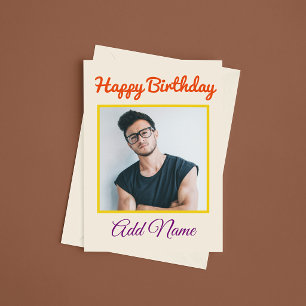 Benutzerdefinierte Alles Gute zum Geburtstag mit N Karte