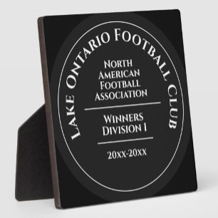 Benutzerdefinierte American Football Club Division Fotoplatte