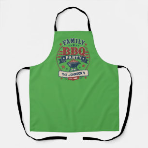 Benutzerdefinierte amerikanische Familien-BBQ-Part Schürze