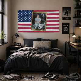 Benutzerdefinierte amerikanische Flagge mit Ihrem Banner