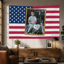 Benutzerdefinierte amerikanische Flagge mit Ihrem Banner