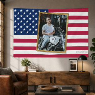 Benutzerdefinierte amerikanische Flagge mit Ihrem  Banner