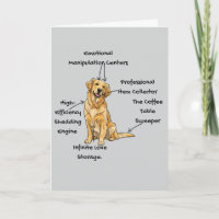Benutzerdefinierte Anatomie eines Golden Retriever